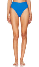 Susana Monaco High Waisted Bikini Bottom in Blue - Susana Monaco Bas de bikini taille haute en bleu - Susana Monaco 蓝色高腰比基尼泳裤 - Susana Monaco Bikinihose mit hoher Taille in Blau - Susana Monaco 하이웨이스트 비키니 하의 블루 색상 - Slip bikini a vita alta Susana Monaco in blu