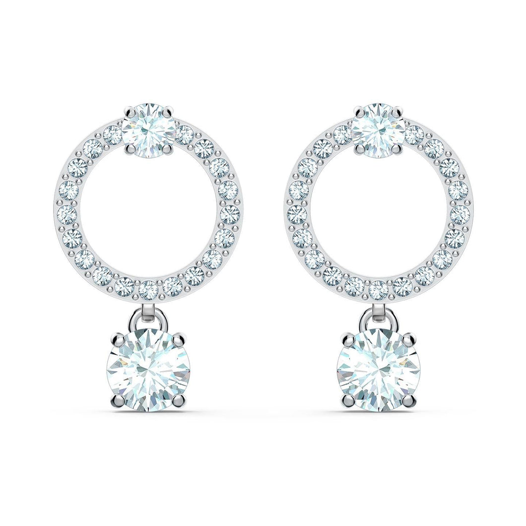 Swarovski Crystal Attract Circle Earrings
