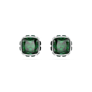 Swarovski Crystal Birthstone Rhodium Plated Stud Earrings