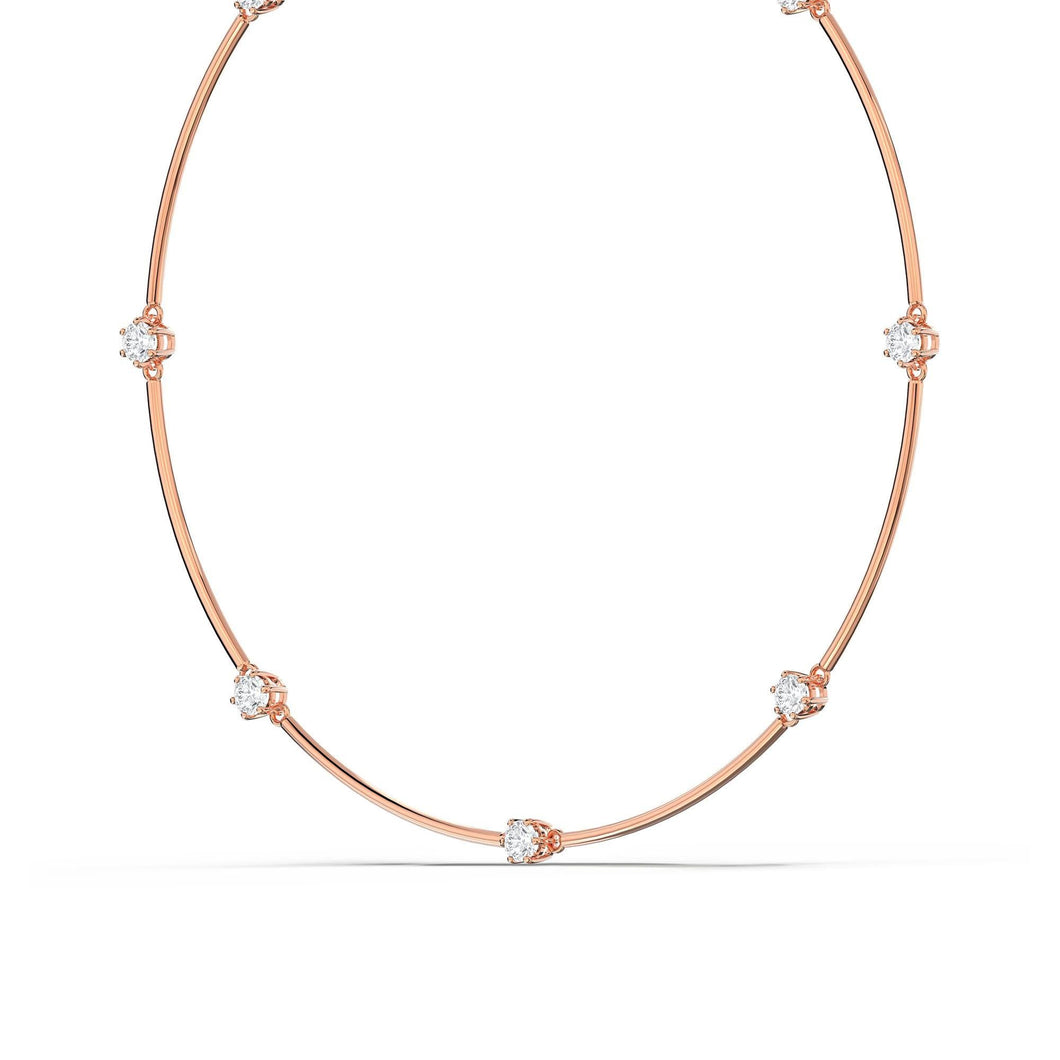 Swarovski Crystal Constella Necklace | Clear | Rose Gold-Tone Plated