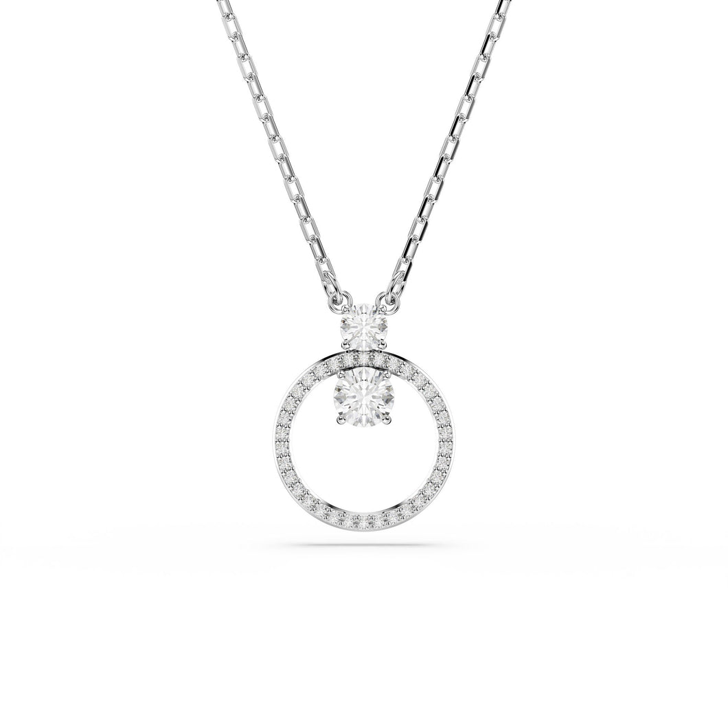Swarovski Crystal Constella Rhodium Plated Pendant Necklace