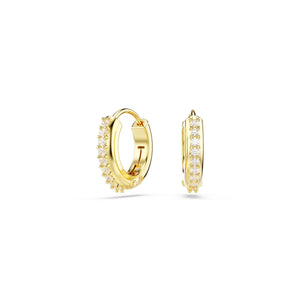 Swarovski Crystal Matrix Gold-Tone Hoop Earrings