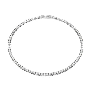 Swarovski Crystal Matrix Tennis Rhodium Plated Necklace