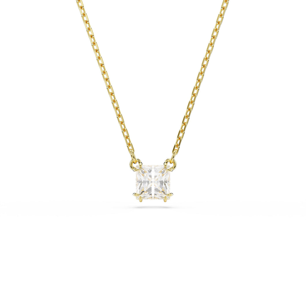 Swarovski Crystal Stilla Gold-Tone Plated Pendant Necklace