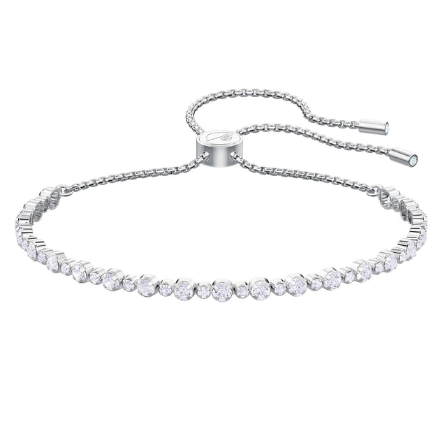Swarovski Crystal Subtle Clear Bolo Bracelet