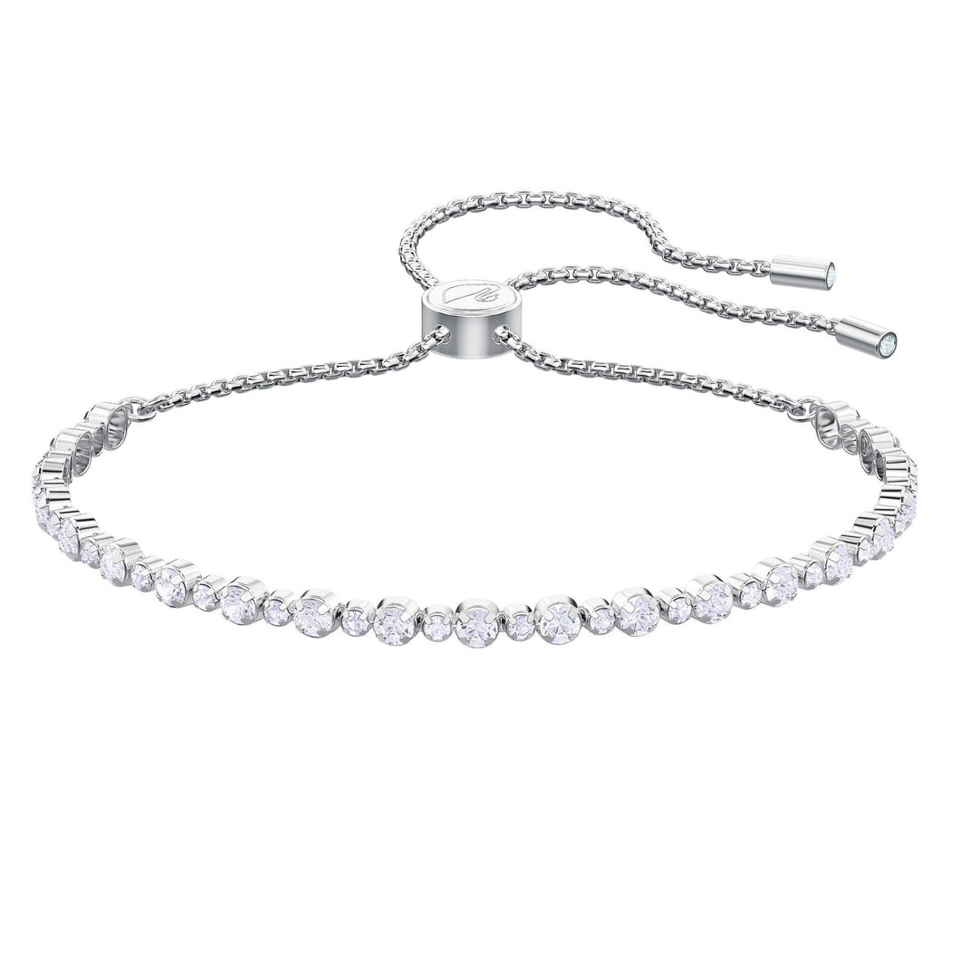 Swarovski Crystal Subtle Clear Bolo Bracelet