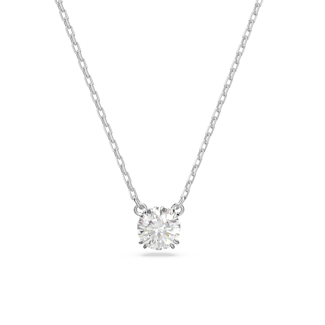 Swarovski Crystal and Zirconia Constella Rhodium-Plated Pendant Necklace
