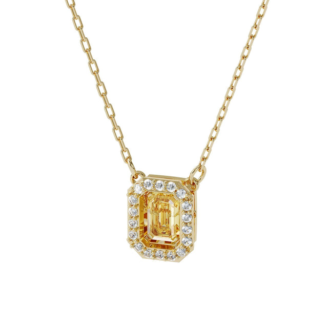Swarovski Millenia Necklace with Canary Yellow Square Swarovski Zirconia