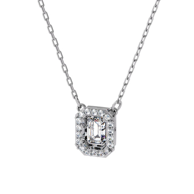 Swarovski Millenia Necklace with Clear Square Swarovski Zirconia