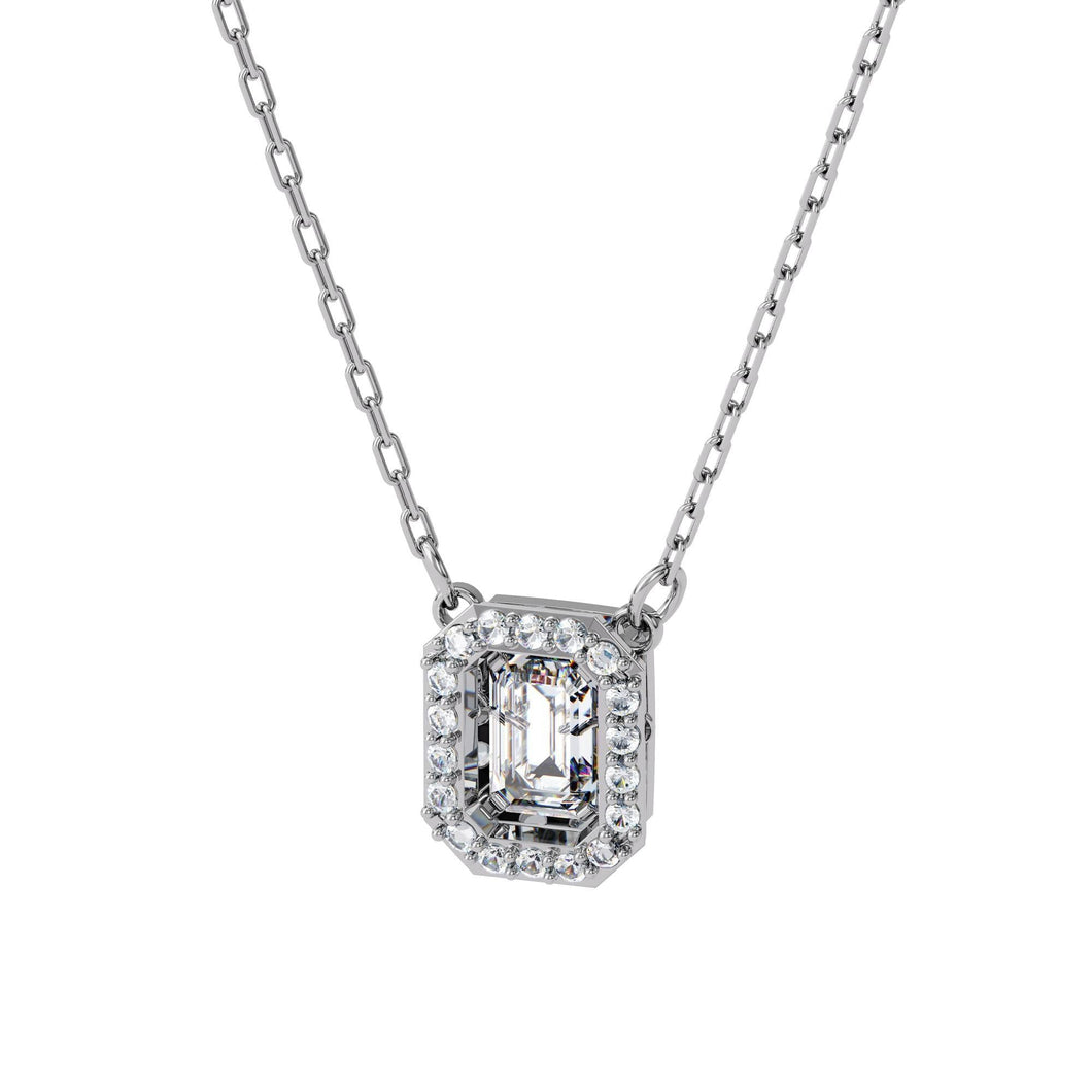 Swarovski Millenia Necklace with Clear Square Swarovski Zirconia