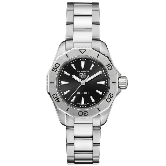 TAG Heuer AQUARACER Professional 200 Quartz Black Dial Watch | 30mm | WBP1410.BA0622