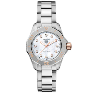 TAG Heuer AQUARACER Professional 200 Quartz Calibre and Diamond Dial Watch | 30mm | WBP1450.BA0622