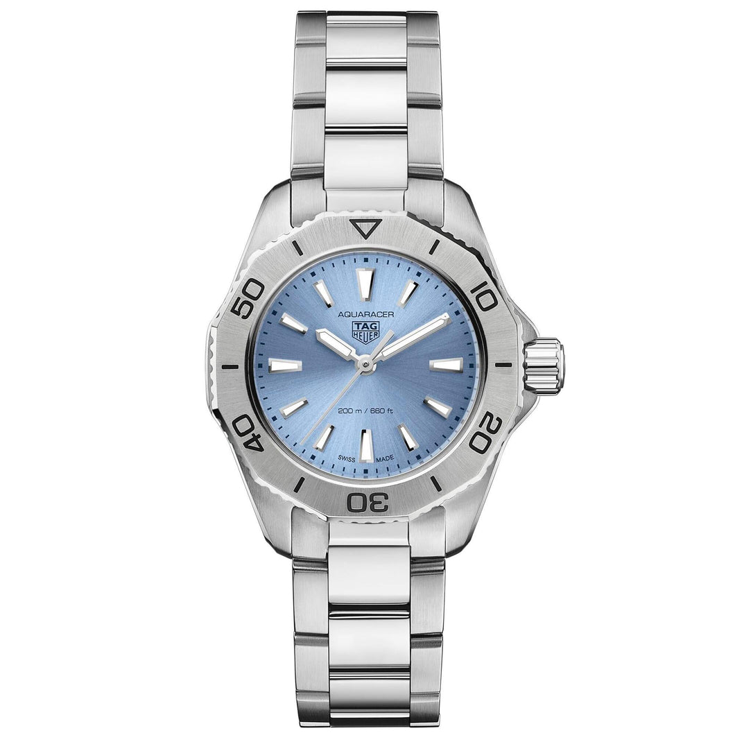 TAG Heuer AQUARACER Professional 200 Quartz Light Blue Dial Watch | 30mm | WBP1415.BA0622