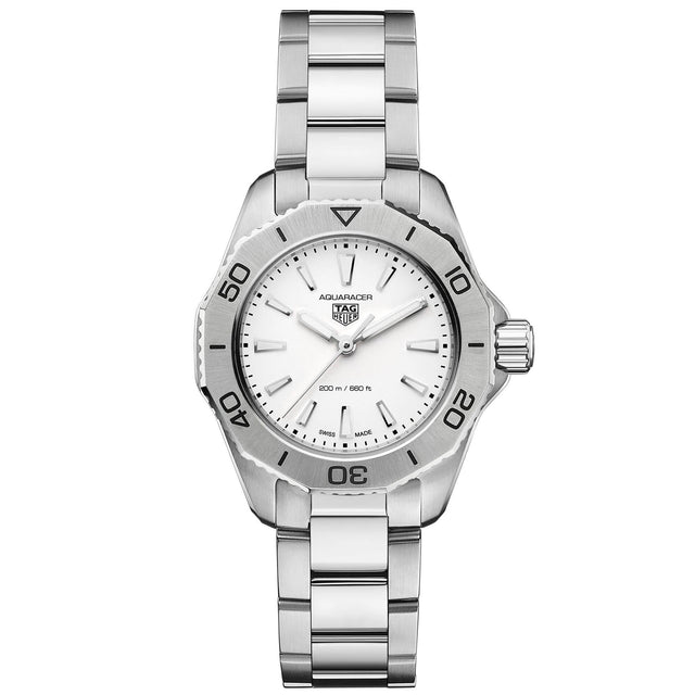 TAG Heuer AQUARACER Professional 200 Quartz Silver Dial Watch | 30mm | WBP1411.BA0622