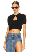 Alexander Wang Twinset Hybrid Halter Cardigan in Black - Alexander Wang Cardigan dos nu hybride Twinset en noir - Alexander Wang 黑色 Twinset 混合挂脖开衫 - Alexander Wang Twinset Hybrid Neckholder-Cardigan in Schwarz - Alexander Wang 블랙 트윈셋 하이브리드 홀터 카디건 - Cardigan allacciato ibrido Alexander Wang Twinset in nero