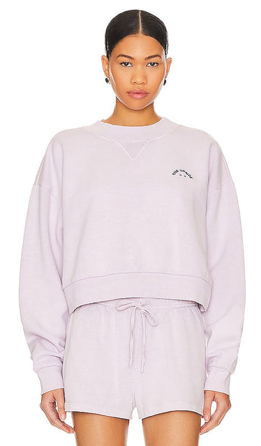 THE UPSIDE Akasha Dominique Sweatshirt in Lavender - THE UPSIDE Akasha Dominique Sweatshirt en Lavande - THE UPSIDE Akasha Dominique 薰衣草色运动衫 - THE UPSIDE Akasha Dominique Sweatshirt in Lavendel - THE UPSIDE Akasha Dominique 스웨트셔츠 색상의 라벤더 - THE UPSIDE Felpa Akasha Dominique in lavanda