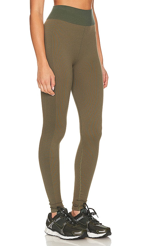 THE UPSIDE Ribbed Pant in Army