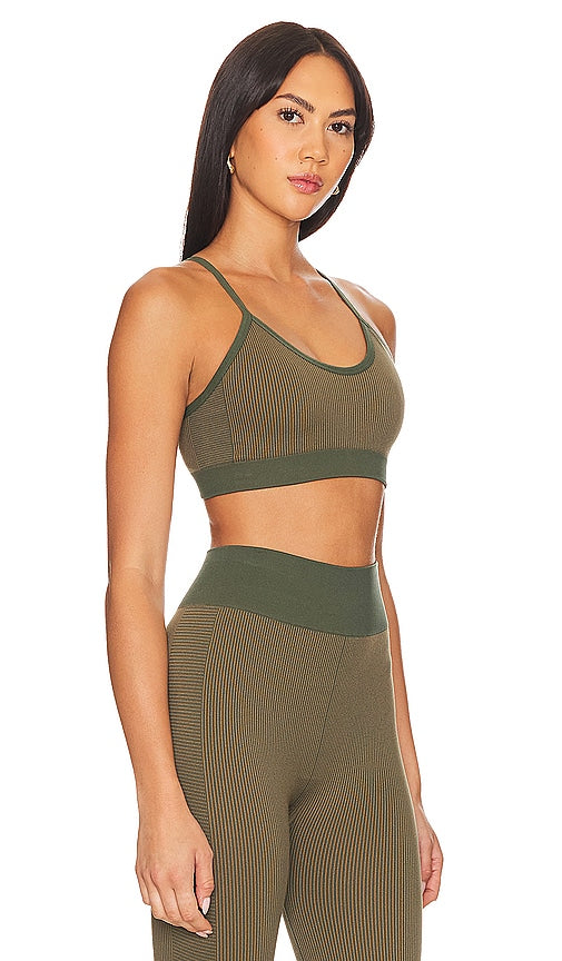 THE UPSIDE Zahra Sports Bra in Army