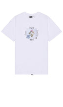 THRILLS Come Enjoy Reality Merch Fit Tee in White - T-shirt coupe Thrills Come Enjoy Reality Merch en blanc - THRILLS 快来享受 Reality Merch Fit 白色 T 恤 - THRILLS Come Enjoy Reality Merch Fit T-Shirt in Weiß - THRILLS Come Enjoy Reality Merch Fit 티셔츠 화이트 색상 - EMOZIONI Vieni a goderti la maglietta aderente Reality Merch in bianco