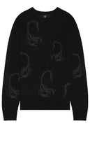 THRILLS Doomed Sweater in Black - Pull Thrills Doomed en noir - THRILLS Doomed 黑色毛衣 - THRILLS Doomed Pullover in Schwarz - THRILLS 둠스 스웨터블랙 색상 - THRILLS Maglione Doomed in nero