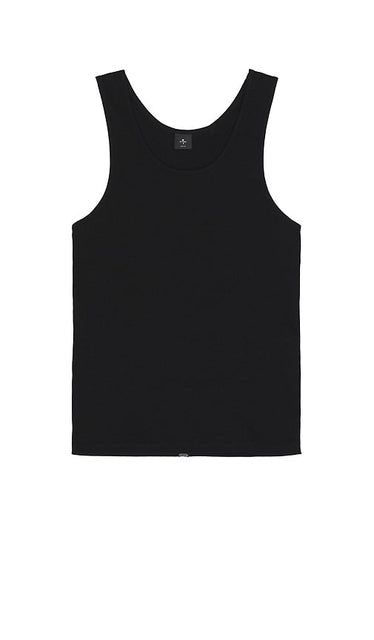 THRILLS Endless Rib Tank in Black - Débardeur côtelé sans fin THHRILLS en noir - THRILLS Endless 黑色罗纹背心 - THRILLS Endless Rib Tank in Schwarz - THRILLS 엔드리스 립 탱크블랙 색상 - Canotta a costine infinite THRILLS in nero