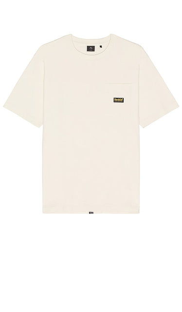 THRILLS Union Workwear Oversize Fit Pocket Tee in Cream - THRILLS Union Workwear - T-shirt oversize avec poche - Crème - THRILLS Union 工作服 奶油色超大口袋 T 恤 - THRILLS Union Workwear Oversize-Fit-Taschen-T-Shirt in Creme - THRILLS Union 워크웨어 오버사이즈 핏 포켓 티셔츠 (크림색) - THRILLS Union Workwear T-shirt tascabile oversize in crema