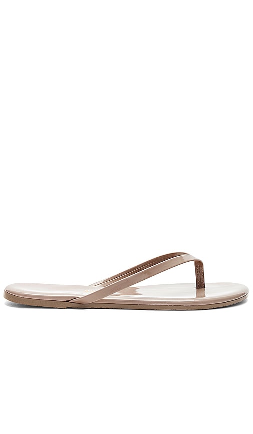 TKEES Glosses Flip Flop in Nude | Custard Flip Flop Sandals for Women