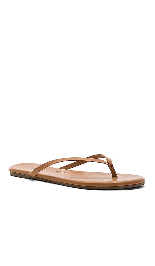 TKEES Foundations Matte Flip Flop in Brown