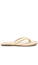 TKEES Glitters Flip Flop in Metallic Gold | Sandbeam Flat Sandals for Women