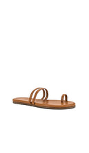 TKEES Leah Sandal in Cognac