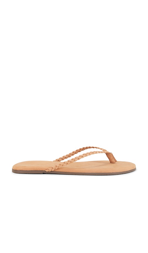 TKEES Lily Braid Sandal in Nude