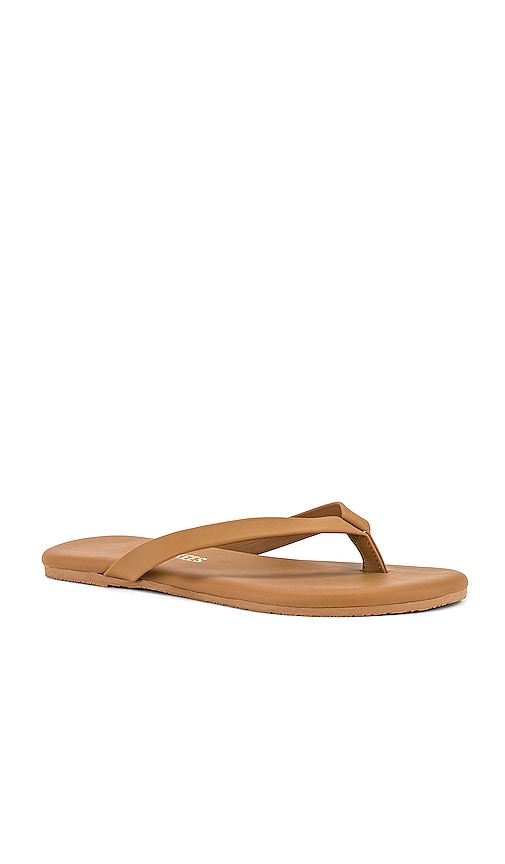 TKEES The Boyfriend Flip Flop in Tan