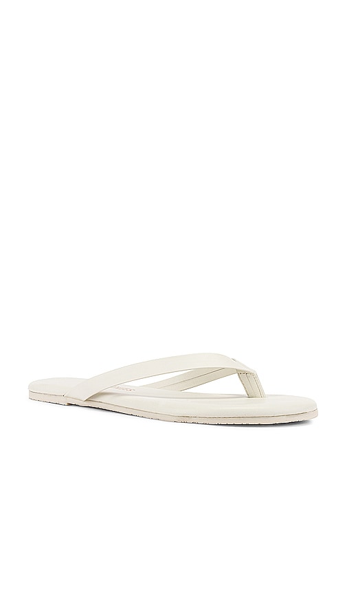 TKEES The Boyfriend Sandal in Cream