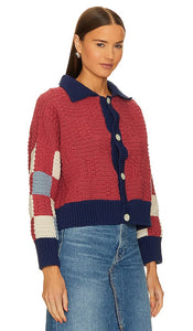 The Knotty Ones Prietema Jacket in Coral