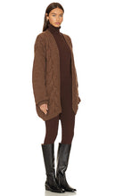 The Knotty Ones Twisted Erik Cardigan in Brown