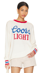 The Laundry Room Coors Light 1980 Cashmere Sweater in White - The Laundry Room Coors Light 1980 Pull en cachemire blanc - The Laundry Room Coors Light 1980 白色羊绒毛衣 - The Laundry Room Coors Light 1980 Kaschmirpullover in Weiß - The Laundry Room Coors Light 1980 캐시미어 스웨터화이트 색상 - Maglione in cashmere The Laundry Room Coors Light 1980 in bianco