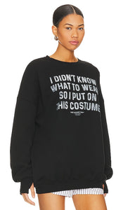 The Laundry Room Costume Jumper in Black