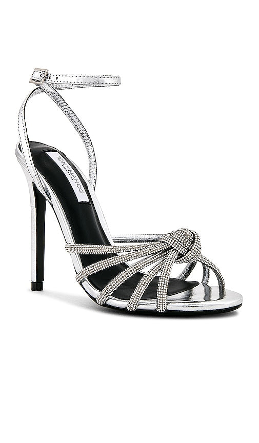 Tony Bianco Kyla Sandal in Metallic Silver
