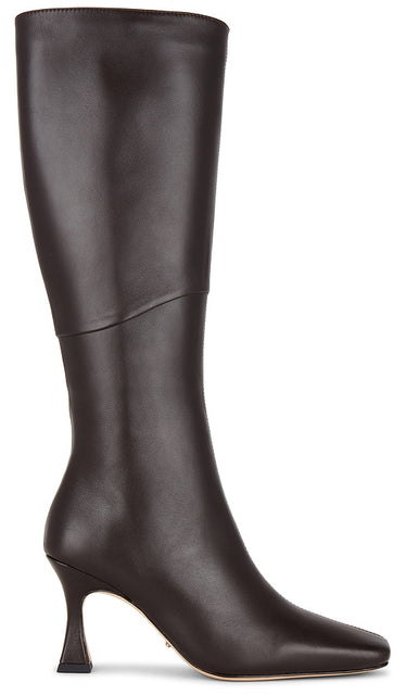 Tony Bianco Fantasy Heeled Boot in Brown | Chocolate Nappa Heeled Boots for Women
