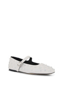 Tony Bianco Buffy Flat in White