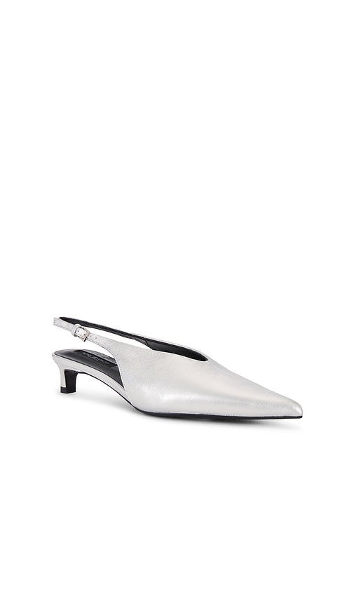 Tony Bianco Calli Heel in Metallic Silver