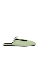Tony Bianco Harvey Mule in Mint | Peppermint Nappa Flat Slides for Women