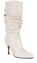 TORAL Knee High Slouch Boot in White