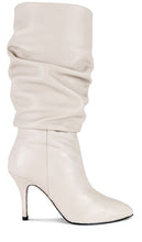 TORAL Knee High Slouch Boot in White - Bottines souples hautes TORAL en blanc - TORAL 白色及膝休闲靴 - TORAL Kniehoher Slouch-Stiefel in Weiß - TORAL 니하이 슬라우치 부츠화이트 색상 - Stivale morbido TORAL alto al ginocchio in bianco