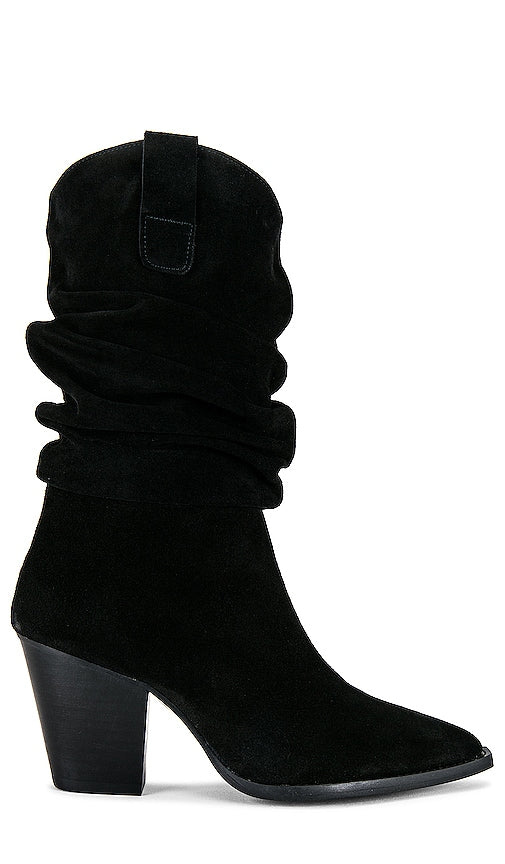 TORAL Slouch Boot in Black - Botte souple TORAL en noir - TORAL 黑色休闲靴 - TORAL Slouch Boot in Schwarz - TORAL 슬라우치 부츠블랙 색상 - Stivaletto morbido TORAL in nero