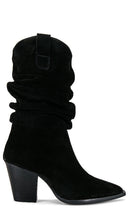 TORAL Slouch Boot in Black - Botte souple TORAL en noir - TORAL 黑色休闲靴 - TORAL Slouch Boot in Schwarz - TORAL 슬라우치 부츠블랙 색상 - Stivaletto morbido TORAL in nero