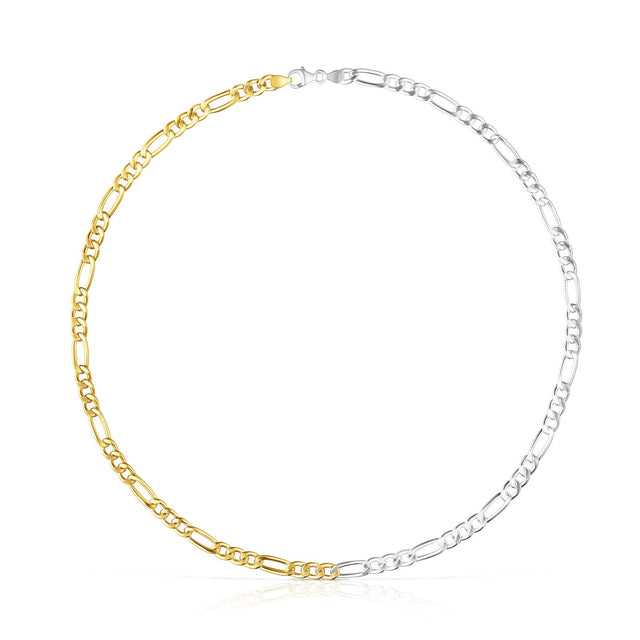 TOUS Basics Two-Tone Chain Necklace