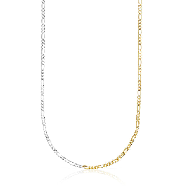 TOUS Basics Two-Tone Curb Chain Necklace