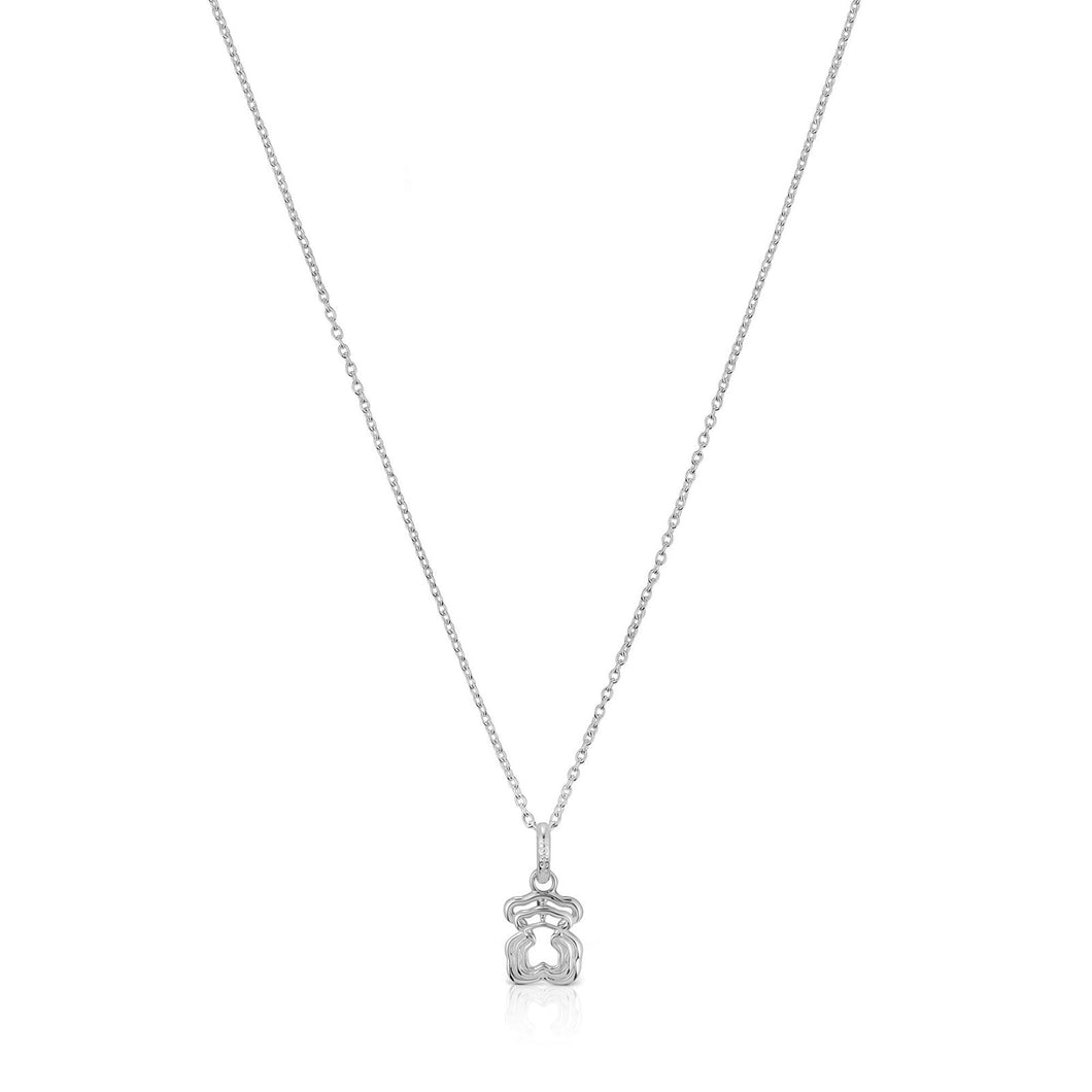 TOUS Bickie Triple Bear Sterling Silver Pendant Necklace