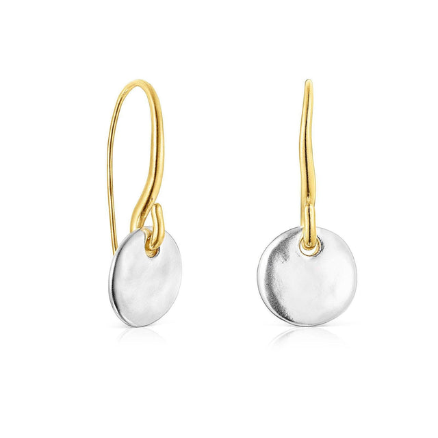 TOUS Luah Luna Two-Tone Earrings | 18mm